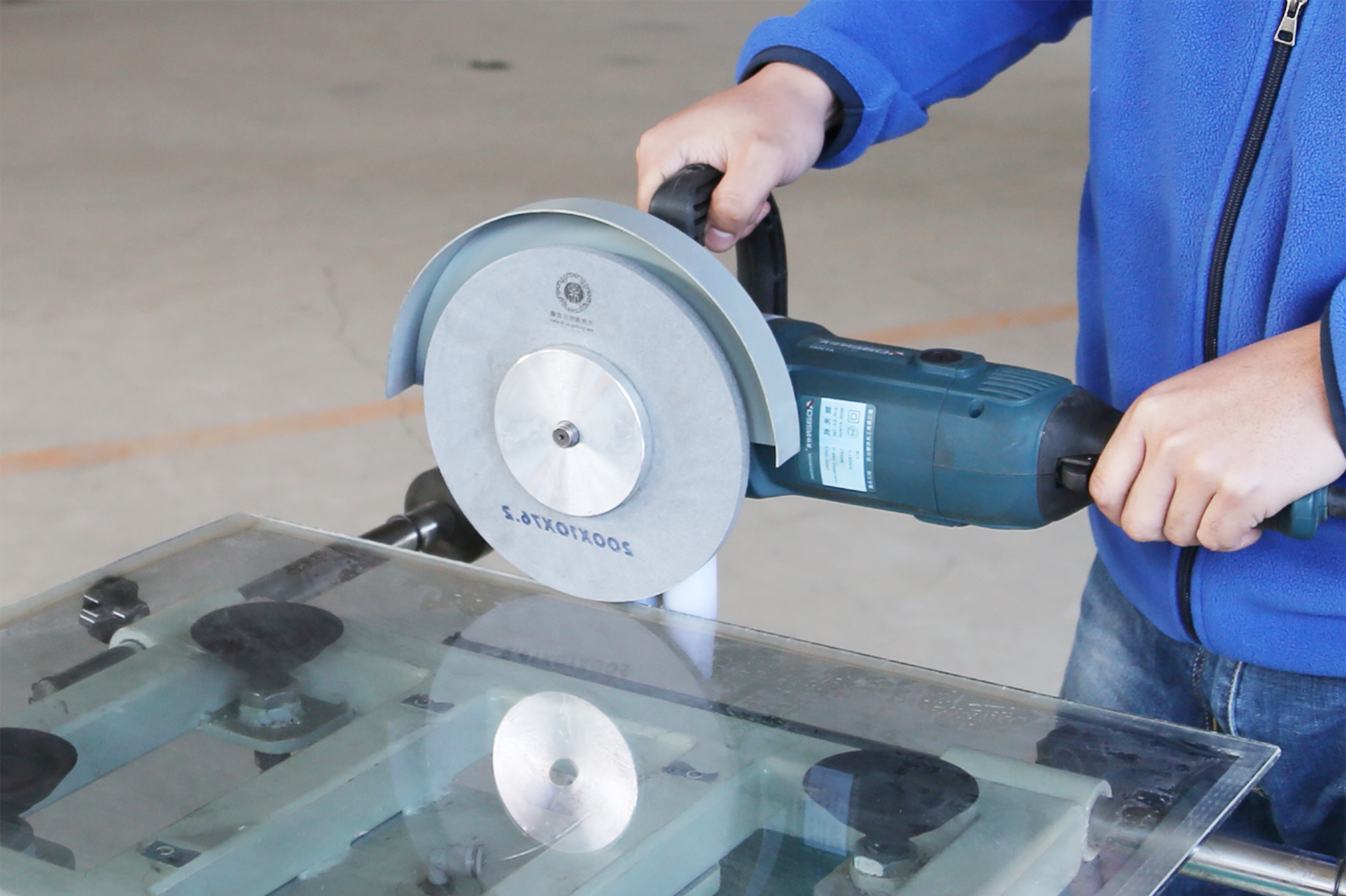 Double Hand Low-E Coating Removing Machine