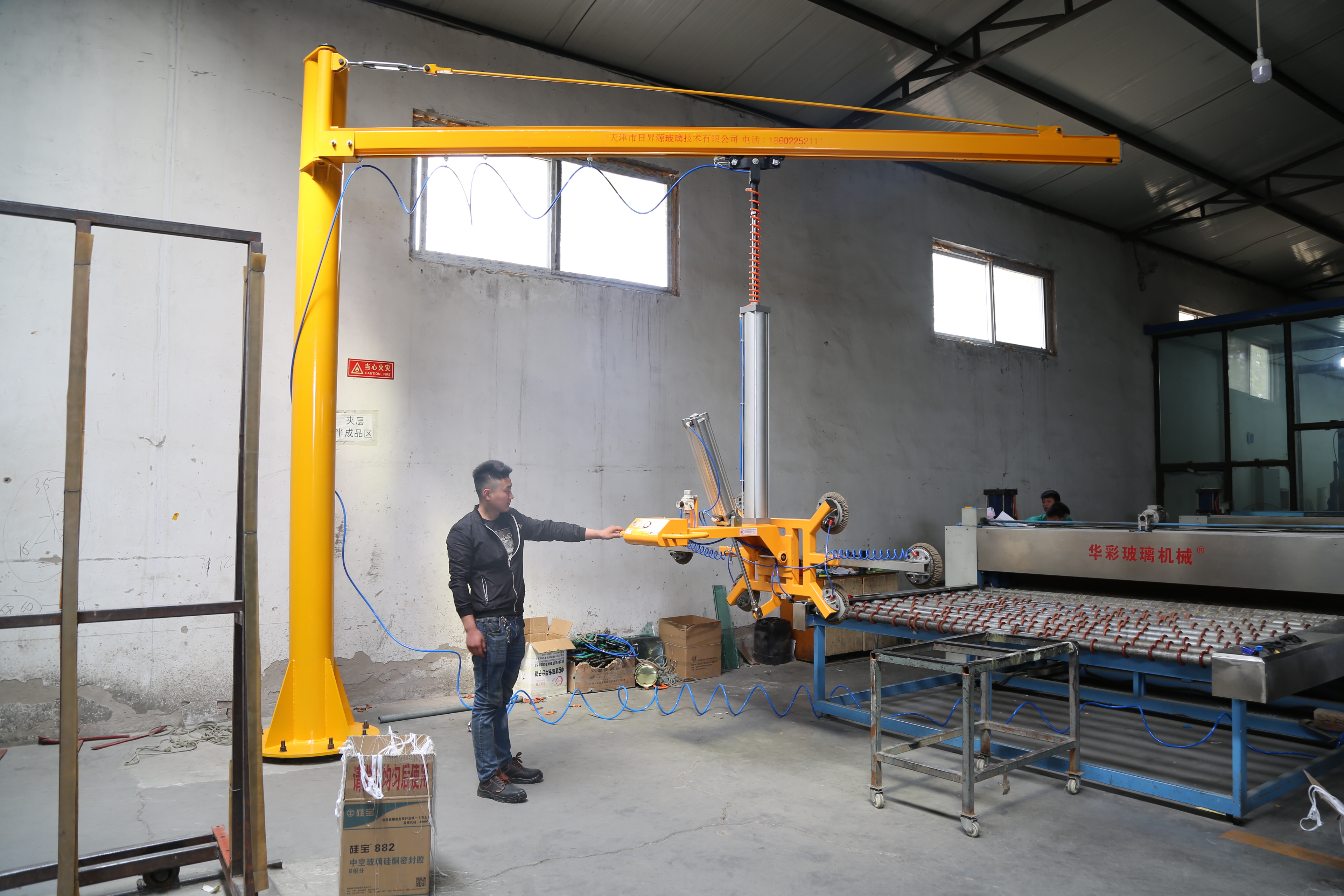 Pneumatic Vacuum Glass Lifter Sucker with Tilting Function