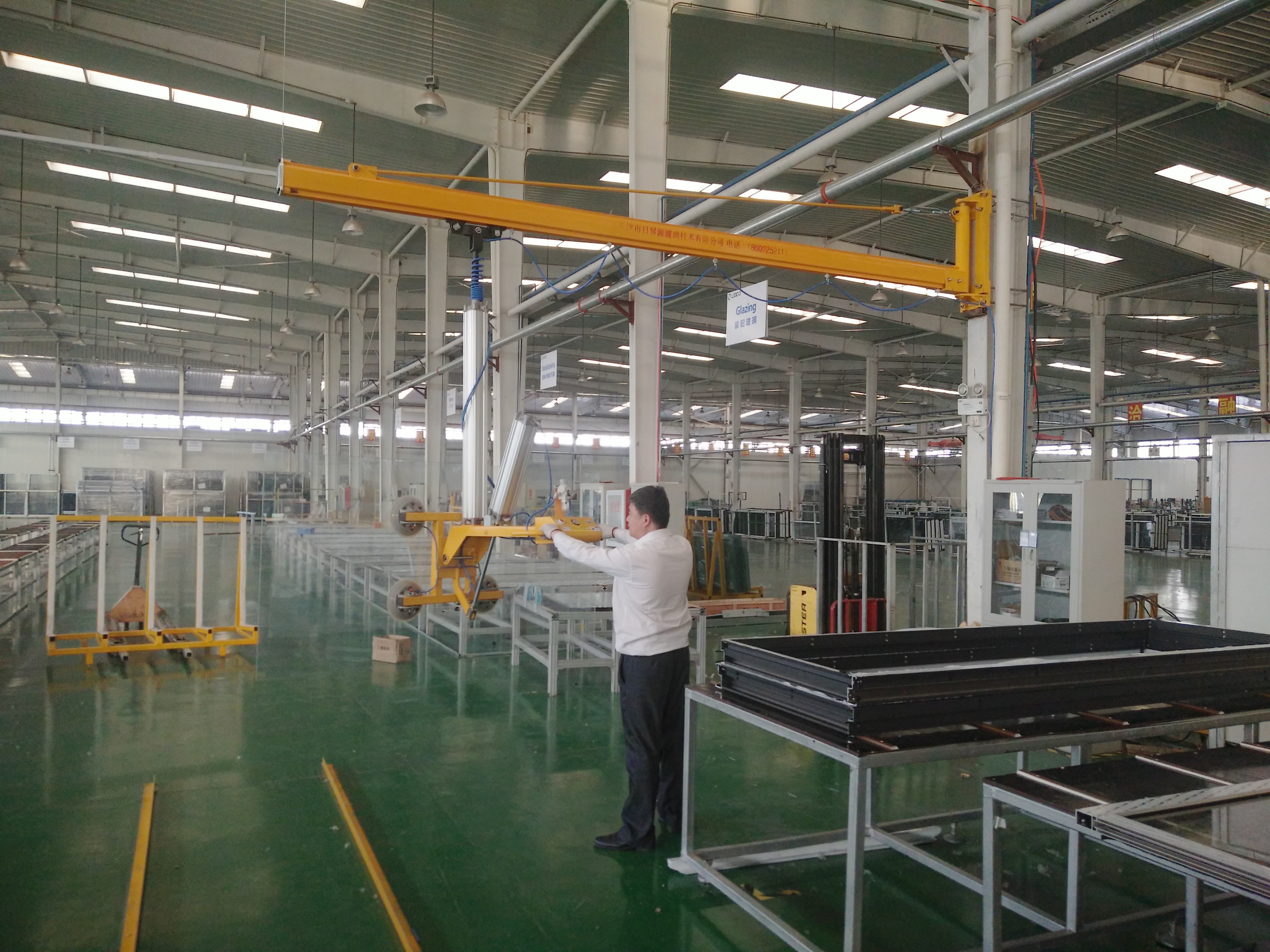 Pneumatic Vacuum Glass Lifter Sucker with Tilting Function