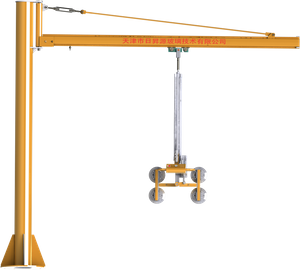 Pneumatic Vacuum Glass Lifter Sucker with Rotating Function