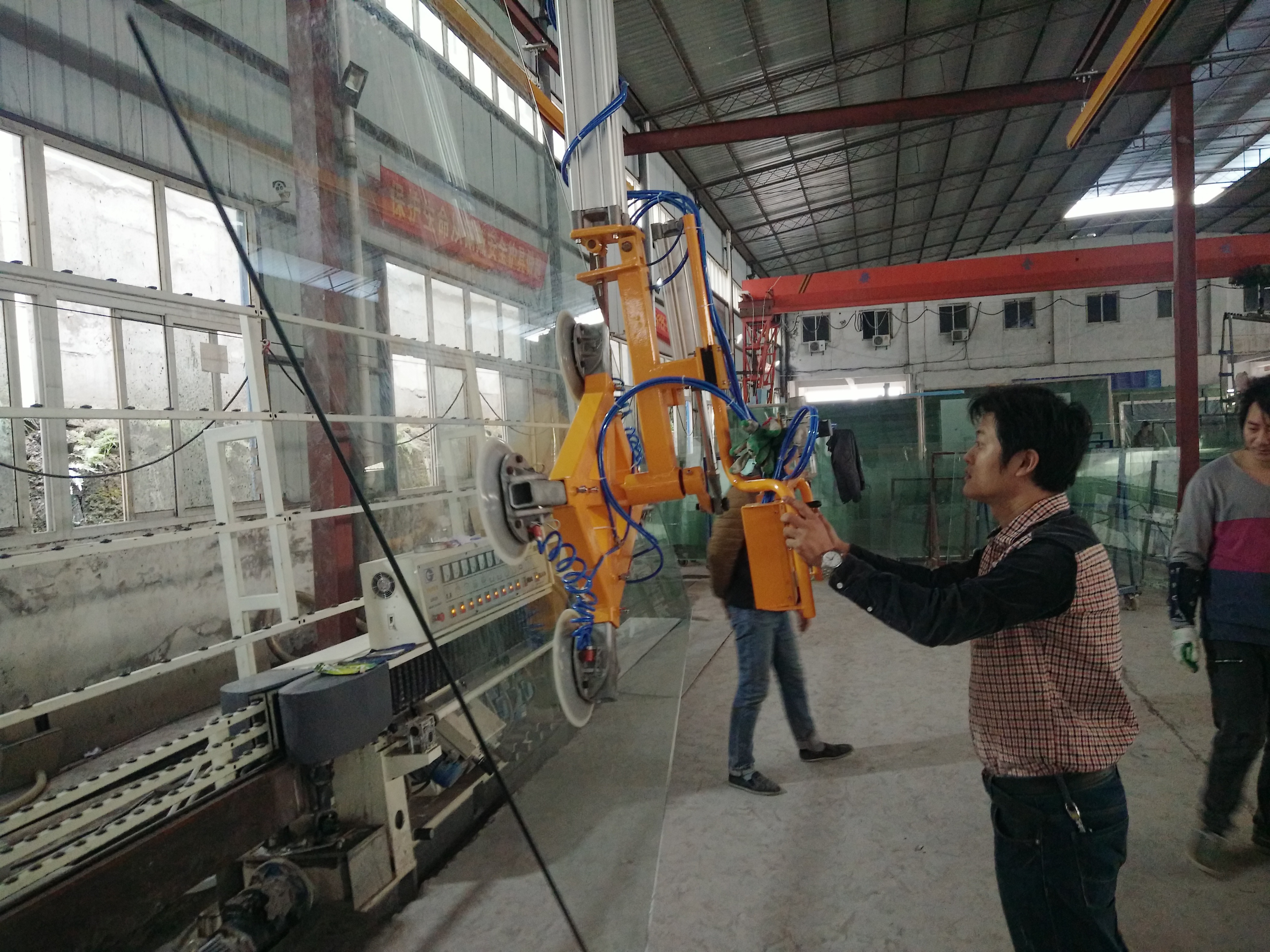 Pneumatic Vacuum Glass Lifter Sucker with Rotating Function