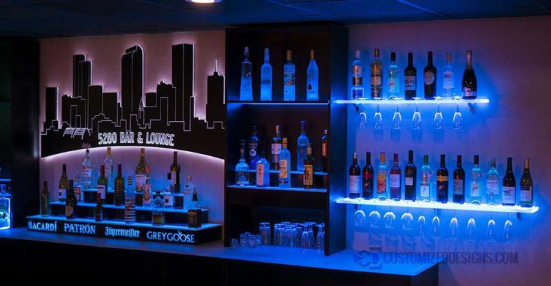 How Can A Lighted Hanging Wine Rack with Glass Storage Transform Your Home Bar Experience?