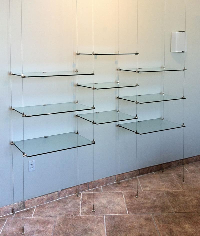 Glass Display Shelves